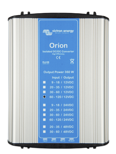 Orion DC-DC Converters 110V, Isolated